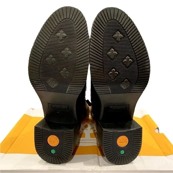 NIB Timberland Boots Dalston Vibe Faux Fur Lined Bootie Black Size 8 Brand New - Picture 9 of 16